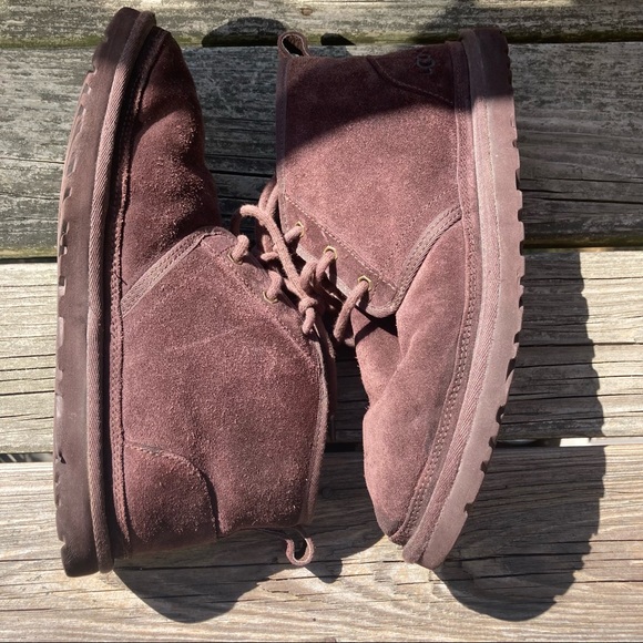 Ugg Chocolate Brown Neumel Boot Mens Size 10 - Picture 10 of 16